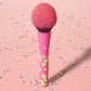 Pink Powder Blush Brush with Diamond & Dense Bristles for Makeup